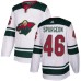 Men Adidas Minnesota Wild #46 Jared Spurgeon White Road Authentic Stitched NHL Jersey