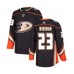 Men Anaheim Ducks #23 Chris Wideman Authentic Black Home Hockey Stitched Jersey