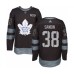 Men Toronto Maple Leafs #38 Rasmus Sandin Authentic Black 1917-2017 100th Anniversary Hockey Stitched Jersey