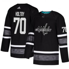 Men Adidas Washington Capitals #70 Braden Holtby Black 2019 All-Star Game Parley Authentic Stitched NHL Jersey