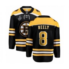 Men Boston Bruins #8 Cam Neely Authentic Black Home Fanatics Branded Breakaway 2019 Stanley Cup Final Bound Hockey Jersey