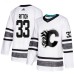 Men Adidas Calgary Flames #33 David Rittich White 2019 All-Star Game Parley Authentic Stitched NHL Jersey