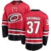 Men Carolina Hurricanes #37 Andrei Svechnikov Authentic Red Home Fanatics Branded Breakaway NHL Jersey