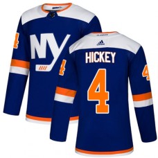 Men Adidas New York Islanders #4 Thomas Hickey Premier Blue Alternate NHL Jersey