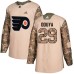 Men Adidas Philadelphia Flyers #29 Johnny Oduya Authentic Camo Veterans Day Practice NHL Jersey