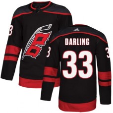 Men Adidas Carolina Hurricanes #33 Scott Darling Premier Black Alternate NHL Jersey