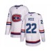 Men Montreal Canadiens #22 Dale Weise Authentic White 2017 100 Classic Hockey Stitched Jersey