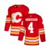 Men Adidas Calgary Flames #4 Rasmus Andersson Premier Red Alternate NHL Jersey