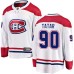 Men Montreal Canadiens #90 Tomas Tatar Authentic White Away Fanatics Branded Breakaway NHL Jersey