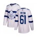 Men Toronto Maple Leafs #61 Nic Petan Authentic White 2018 Stadium Series Hockey Stitched Jersey