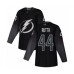 Men Tampa Bay Lightning #44 Jan Rutta Authentic Black Alternate Hockey Stitched Jersey