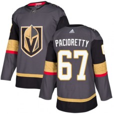 Men Adidas Vegas Golden Knights #67 Max Pacioretty Premier Gray Home NHL Jersey