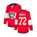 Men Florida Panthers #72 Sergei Bobrovsky Authentic Red Home Hockey Stitched Jersey