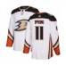 Men Anaheim Ducks #11 Daniel Sprong Authentic White Away Hockey Stitched Jersey