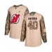 Men New Stitched Jersey Devils #40 John Hayden Authentic Camo Veterans Day Practice Hockey Stitched Jersey