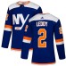 Men Adidas New York Islanders #2 Nick Leddy Premier Blue Alternate NHL Jersey