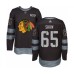 Men Chicago Blackhawks #65 Andrew Shaw Authentic Black 1917-2017 100th Anniversary Hockey Stitched Jersey