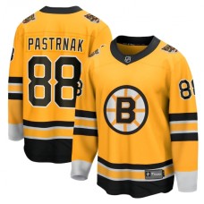 Men Boston Bruins #88 David Pastrnak Fanatics Branded Gold 2020-21 Special Edition Breakaway Player Stitched Jersey