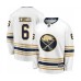 Men Buffalo Sabres #6 Marco Scandella Fanatics Branded White 50th Season Breakaway Hockey Stitched Jersey