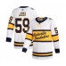 Men Nashville Predators #59 Roman Josi Authentic White 2020 Winter Classic Hockey Stitched Jersey