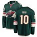 Men Minnesota Wild #10 Matt Read Authentic Green Home Fanatics Branded Breakaway NHL Jersey