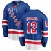 Men New York Rangers #12 Peter Holland Fanatics Branded Royal Blue Home Breakaway NHL Jersey