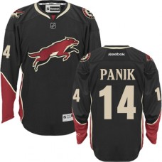 Men Reebok Arizona Coyotes #14 Richard Panik Authentic Black Third NHL Jersey