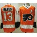 Men Philadelphia Flyers #13 Kevin Hayes Orange White Stitched NHL Jersey