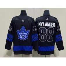 Men Toronto Maple Leafs #88 William Nylander Black X Drew House Inside Out Stitched Jersey