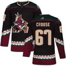 Men Adidas Arizona Coyotes #67 Lawson Crouse Premier Black Alternate NHL Jersey