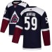 Men Adidas Colorado Avalanche #59 Cale Makar Authentic Navy Blue Alternate NHL Jersey