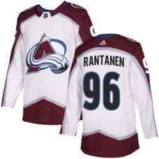 Men Adidas Colorado Avalanche #96 Mikko Rantanen White Road Authentic Stitched NHL Jersey