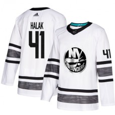 Men Adidas New York Islanders #41 Jaroslav Halak White 2019 All-Star Game Parley Authentic Stitched NHL Jersey