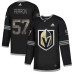 Men Adidas Vegas Golden Knights #57 David Perron Black Authentic Classic Stitched NHL Jersey