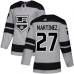 Men Adidas Los Angeles Kings #27 Alec Martinez Premier Gray Alternate NHL Jersey