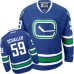 Men Reebok Vancouver Canucks #59 Tim Schaller Authentic Royal Blue Third NHL Jersey