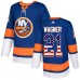 Men Adidas New York Islanders #21 Chris Wagner Authentic Royal Blue USA Flag Fashion NHL Jersey