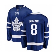 Men Toronto Maple Leafs #8 Jake Muzzin Authentic Royal Blue Home Fanatics Branded Breakaway Hockey Stitched Jersey