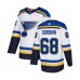 Men St. Louis Blues #68 Andreas Borgman Authentic White Away Hockey Stitched Jersey