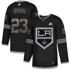 Men Adidas Los Angeles Kings #23 Dustin Brown Black Authentic Classic Stitched NHL Jersey