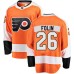 Men Philadelphia Flyers #26 Christian Folin Fanatics Branded Orange Home Breakaway NHL Jersey