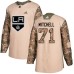 Men Adidas Los Angeles Kings #71 Torrey Mitchell Authentic Camo Veterans Day Practice NHL Jersey