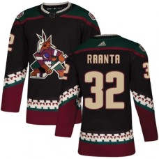 Men Adidas Arizona Coyotes #32 Antti Raanta Premier Black Alternate NHL Jersey