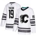 Men Adidas Calgary Flames #19 Matthew Tkachuk White 2019 All-Star Game Parley Authentic Stitched NHL Jersey