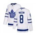 Men Toronto Maple Leafs #8 Jake Muzzin Authentic White Away Hockey Stitched Jersey