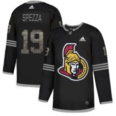 Men Adidas Ottawa Senators #19 Jason Spezza Black Authentic Classic Stitched NHL Jersey