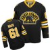 Men Reebok Boston Bruins #61 Rick Nash Authentic Black Third NHL Jersey