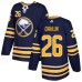 Men Adidas Buffalo Sabres #26 Rasmus Dahlin Authentic Navy Blue Home NHL Jersey