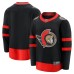 Men Ottawa Senators Fanatics Branded Blank Black 2020-21 Home Breakaway Stitched Jersey