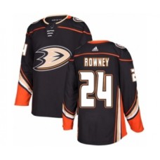 Men Adidas Anaheim Ducks #24 Carter Rowney Premier Black Home NHL Jersey